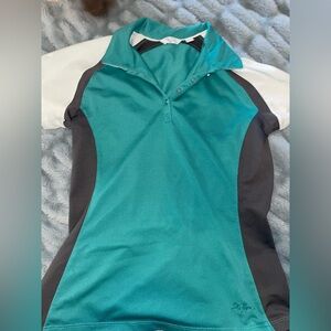 Ladies blue and grey polo shirt from Walter Hagen